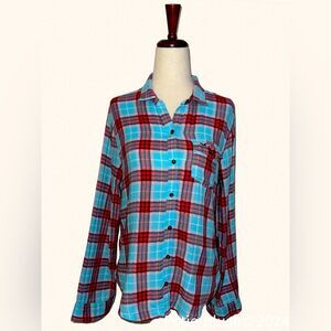 Hollister - Plaid Button Down Shirt - Size: Small